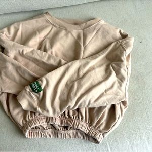 Daily Drills Cream Crew Neck Sweater